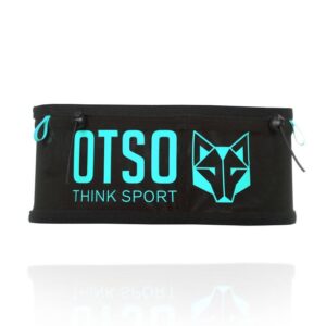 Ceinture de course OTSO BLACK Turquoise recto