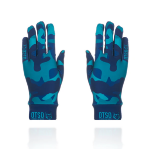 Gants chauds et tactiles OTSO CAMO Bleus