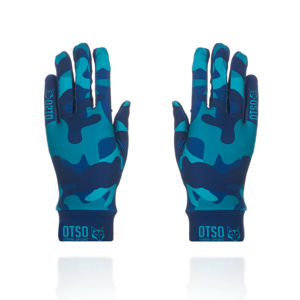 Gants chauds et tactiles OTSO CAMO Bleus